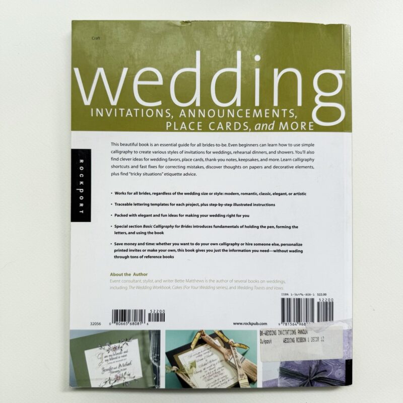 каліграфія книга Wedding Invitations, Announcements, Placecards, and More купити Україна Київ Перо Маркет