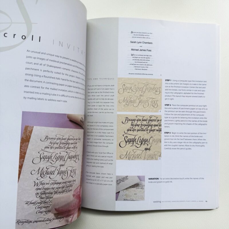 каліграфія книга Wedding Invitations, Announcements, Placecards, and More купити Україна Київ Перо Маркет