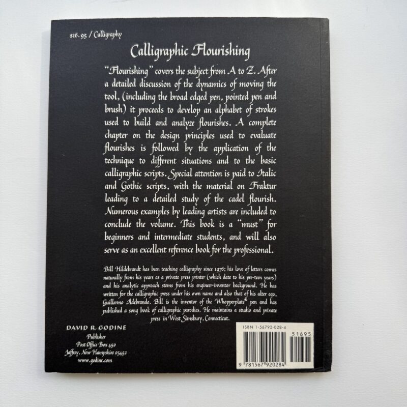 Calligraphic Flourishing: A New Approach to an Ancient Art книга каліграфія флоріши розчерки купити Україна Київ перо маркет