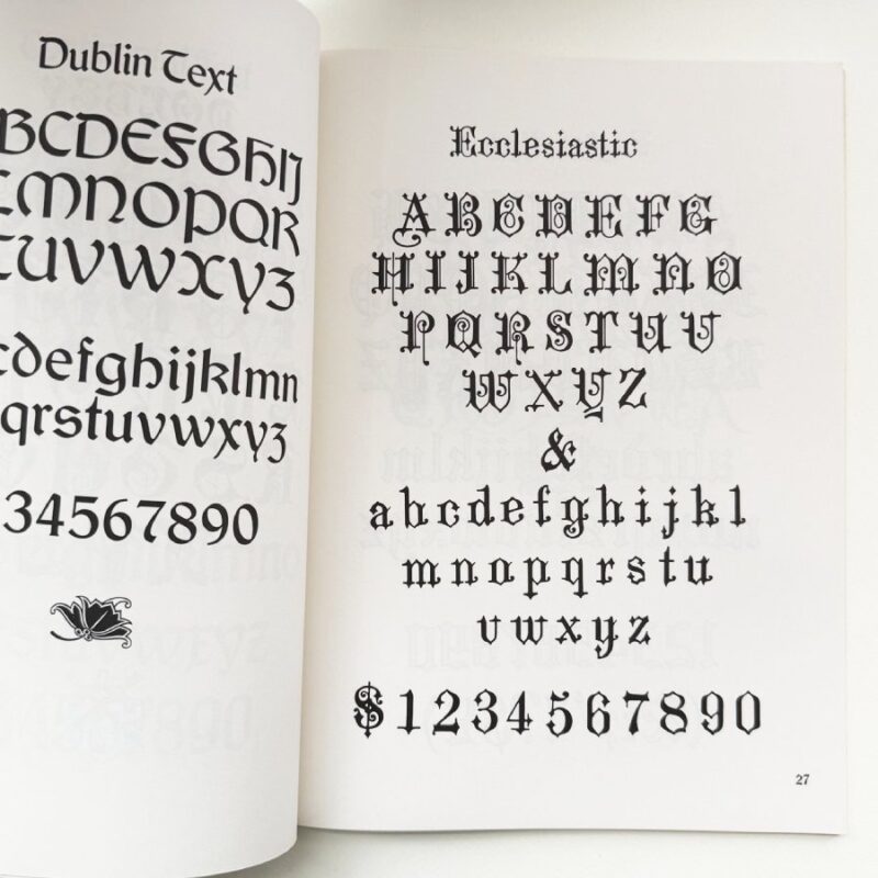 Gothic and Old English Alphabets книга каліграфія летеринг готика блеклеттер шрифти купити Україна Київ Перо Маркет