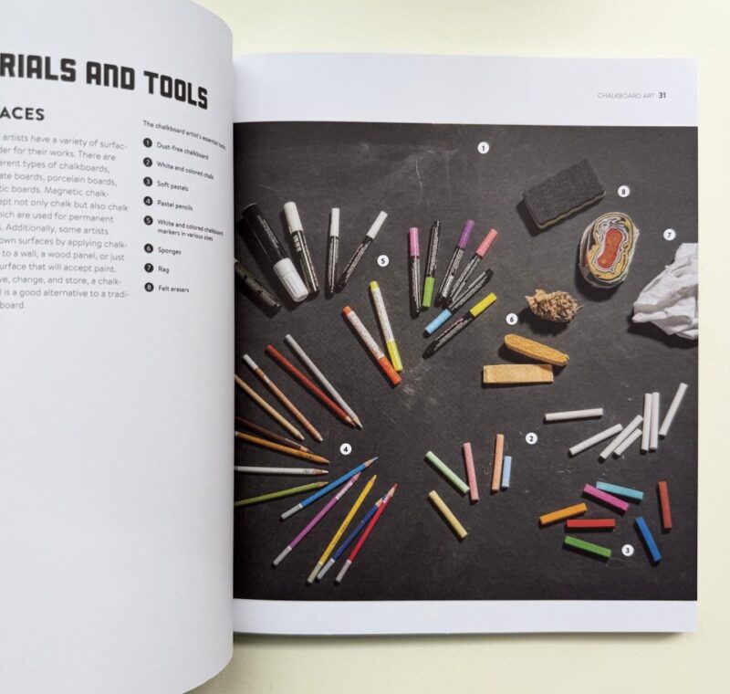 The Art of Chalk книга малювання крейдою графіті каліграфія летеринг купити Україні Київ Перо Маркет