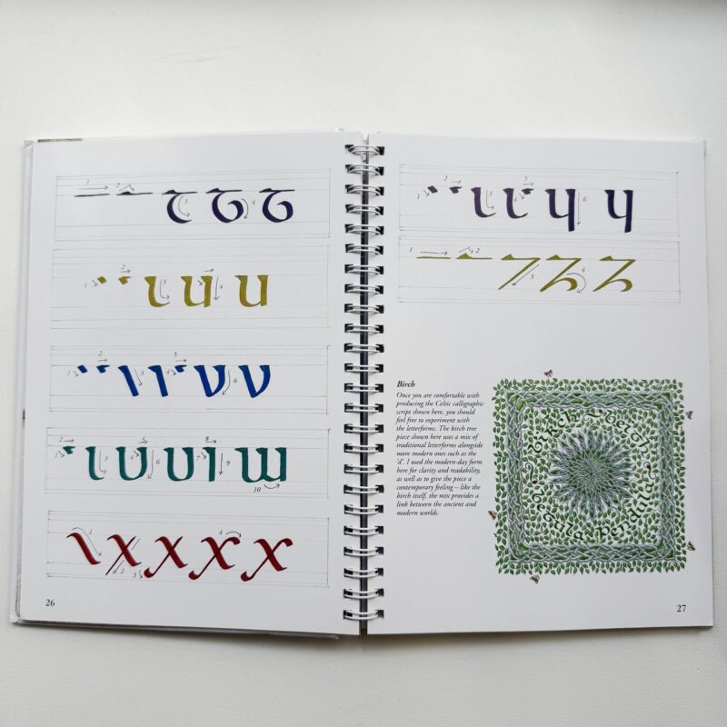 Celtic Calligraphy: Calligraphy, Knotwork and Illumination кельтська ірландська каліграфія орнамент летеринг узори толкінський шрифт книга купити Україна Київ Перо Маркет