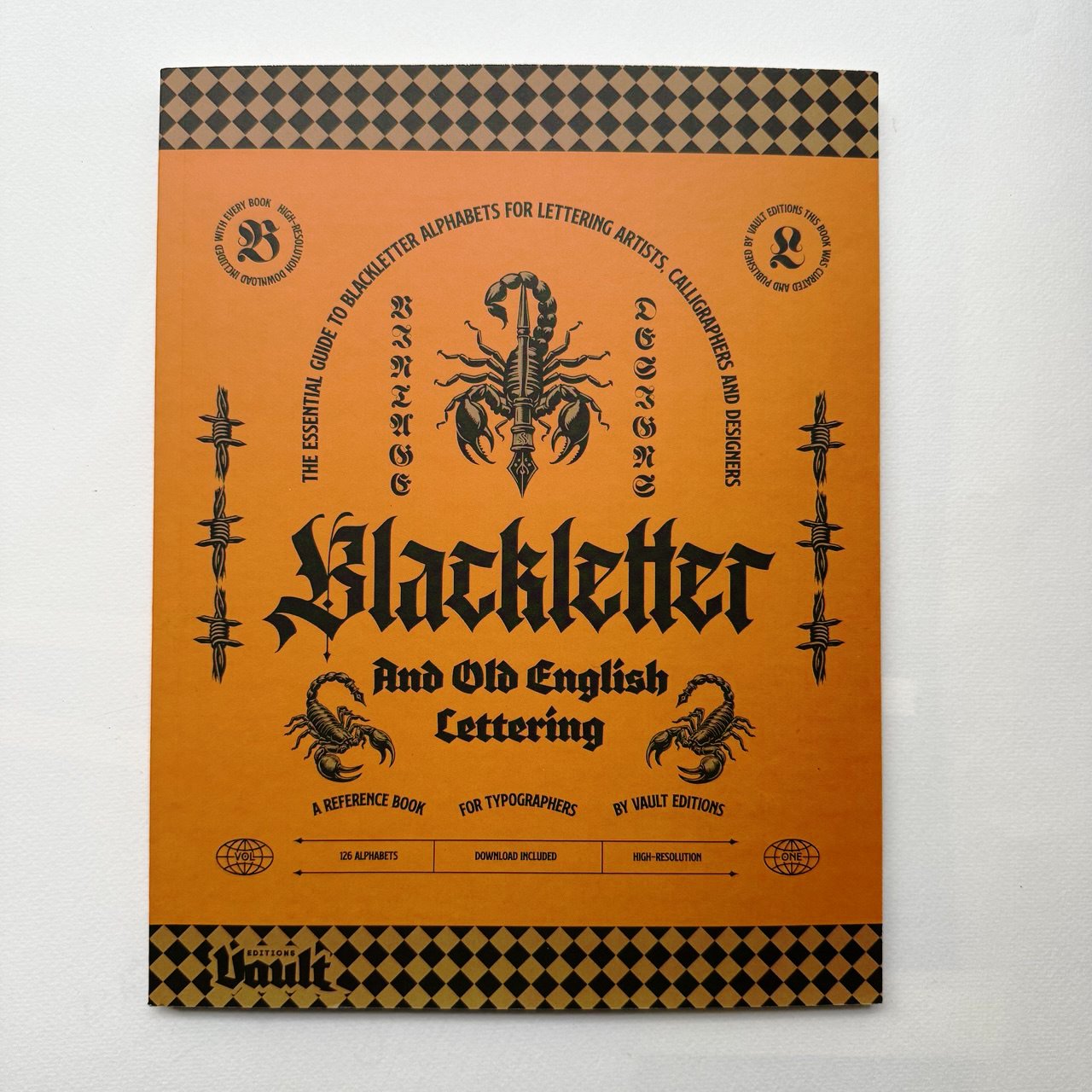 книжка каліграфія готика блеклеттер пласке перо Blackletter and Old English Lettering купити Україна Київ Перо Маркет