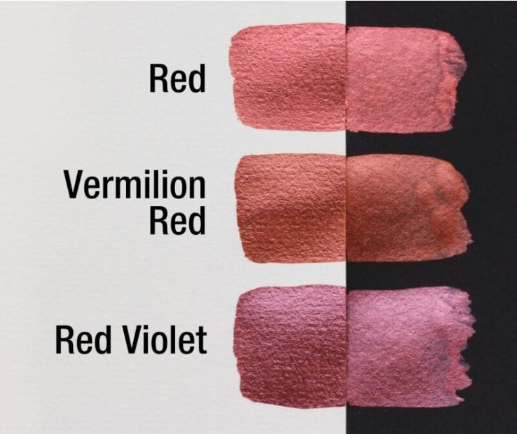 акварель коліро файнтек coliro для каліграфії малювання vermilion red блискучий червоний мідний теплий вермільйон купити Україна Київ Перо Маркет