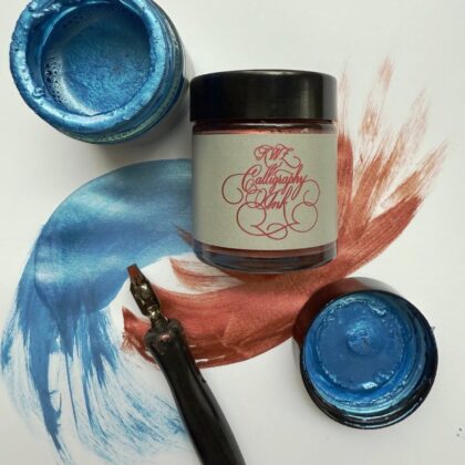 чорнило для каліграфії KWZ червоне мідне блискуче купити Україна Київ Перо Маркет