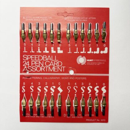 набір пер для каліграфії speedball A B C D широке перо готика італік купити Україна Київ Перо Маркет