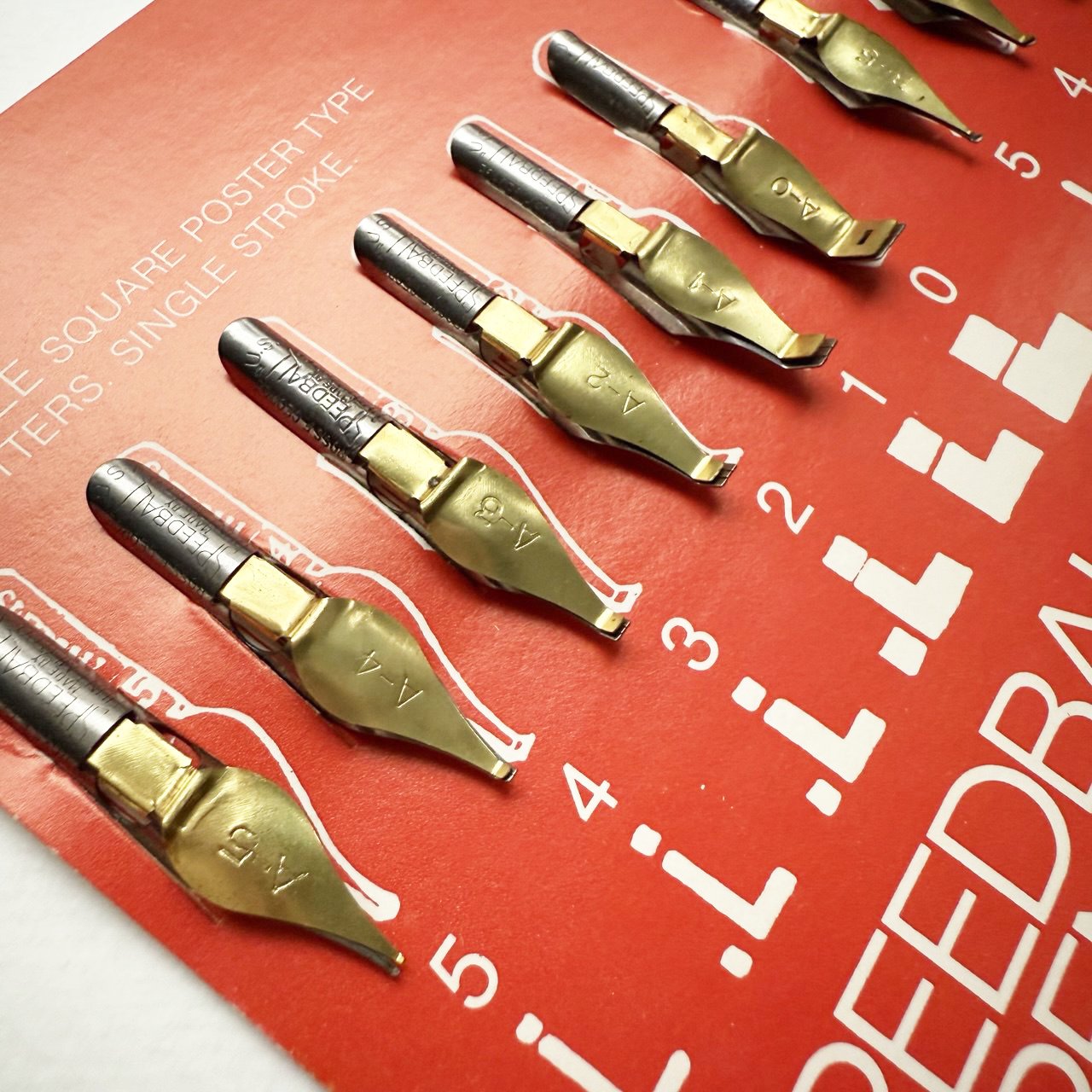 набір пер для каліграфії speedball A B C D широке перо готика італік купити Україна Київ Перо Маркет