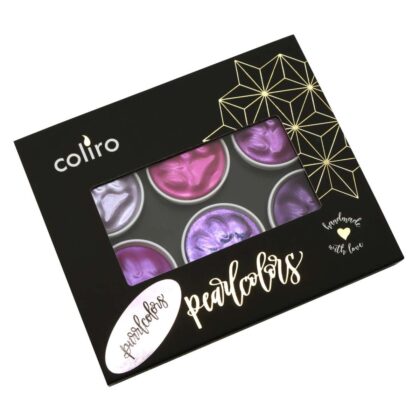 акварель для каліграфії малювання Coliro Purrlcolors рожевий фіолетовий бузковий лавандовий блискучий купити Україна Київ Перо Маркет