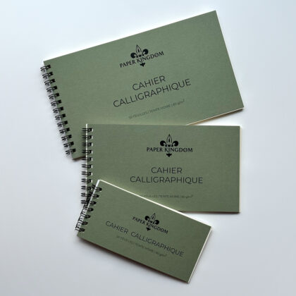 Cahier calligraphique, Paper Kingdom