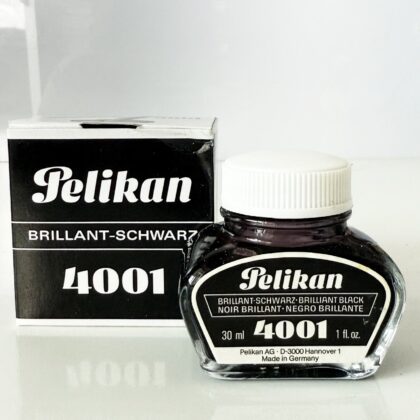 чорнило чорне Pelikan 4001 Brilliant Black вінтаж для авторучки для каліграфії купити Україна Київ Перо Маркет